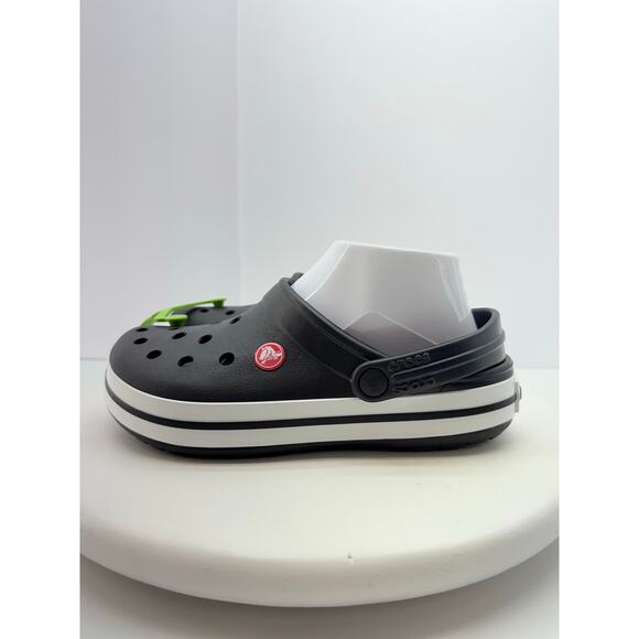 CROCS Crocband Men’s Size 12 Black Clog Sandals 11016-001 Slip On Shoes NEW - Picture 1 of 9